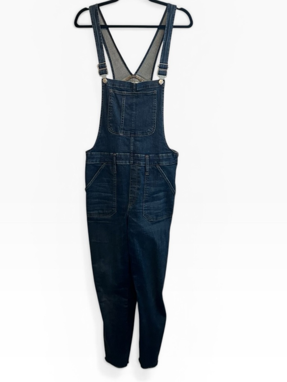 Madewell Skinny Overalls Dark Wash, Eco Edition Size XL